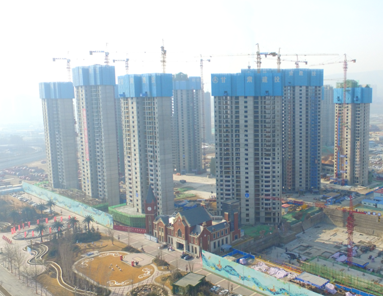 甘肅建投地產(chǎn)·百酈灣項(xiàng)目一期 一、三標(biāo)段15層以下主體順利通過(guò)驗(yàn)收