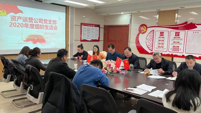 資產(chǎn)運營公司黨支部開展2020年度組織生活會、民主評議黨員和黨支部述職評議考核工作