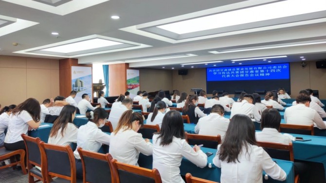 公司團委專題學(xué)習(xí)省第十四次團代會精神