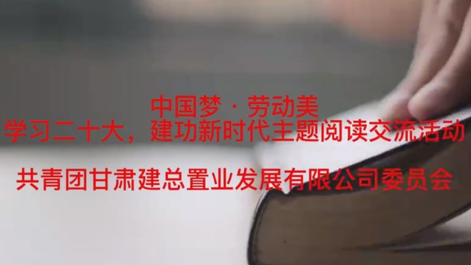 公司團(tuán)委舉辦“學(xué)習(xí)二十大 建功新時(shí)代”主題閱讀交流活動